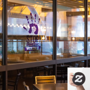 Domestic Violence Awareness Window Cling