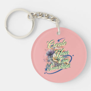 Domestic Violence QR Code number Keychain