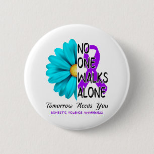 Domestic ViolenceDomestic Violence Awareness Month 2 Inch Round Button
