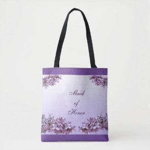 Domestique lilas de sac fourre-tout à mariage