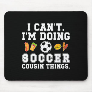 Dominate The Pitch Soccer Player Action Spain Flag Mouse Pad
