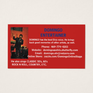 DOMINGO BUSINESS CARDS