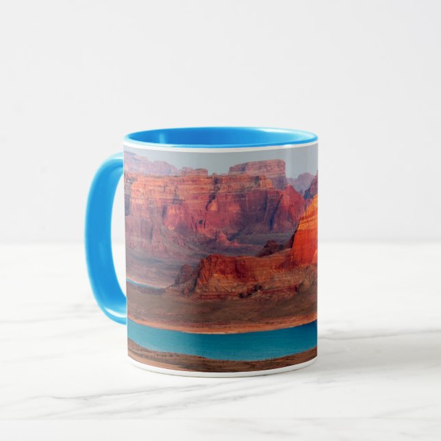 Dominguez Butte & Lake Powell, Utah Mug (Front Left)