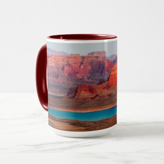 Dominguez Butte & Lake Powell, Utah Mug (Front Left)
