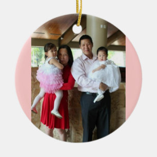 Dominic and Family Ceramic Ornament