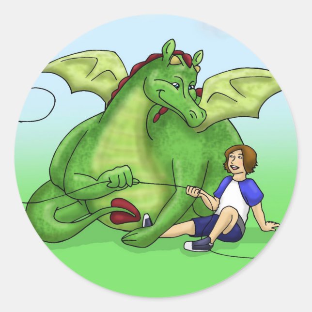 Dominic and Jason Classic Round Sticker (Front)