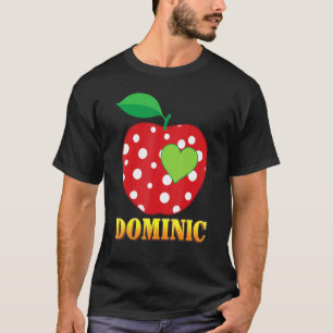 Dominic Love School Back To School Boy Kid Student T-Shirt