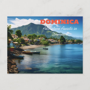 DOMINICA ADVENTURE AWAITS POSTCARD