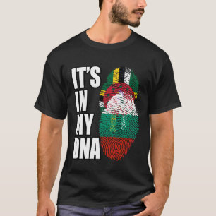 Dominica And Bulgarian Mix DNA Flag Heritage T-Shirt