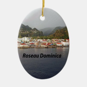 Dominica Ceramic Ornament