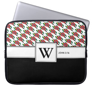 DOMINICA Christian Scripture Laptop Monogram Sleeve