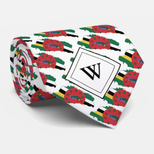 DOMINICA Christian Scripture Monogram Tie