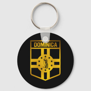 Dominica Emblem Keychain