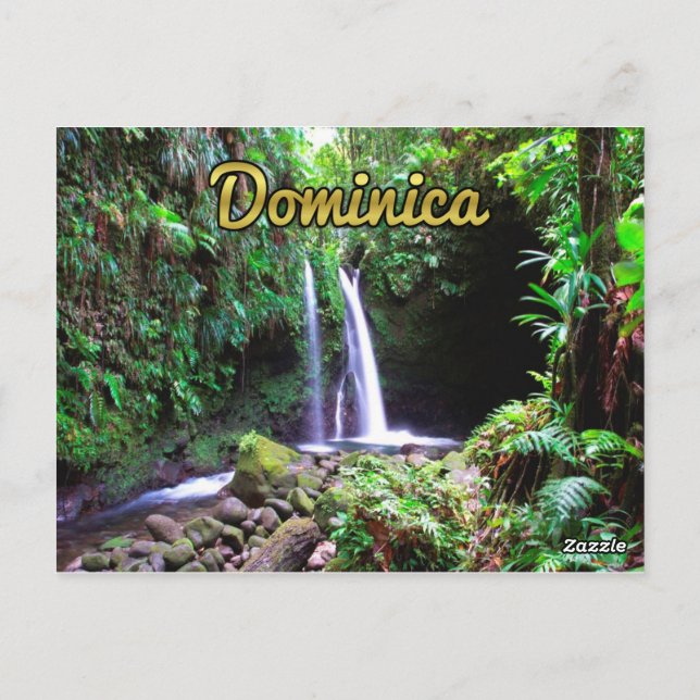Dominica Emerald Pool Postcard (Back)