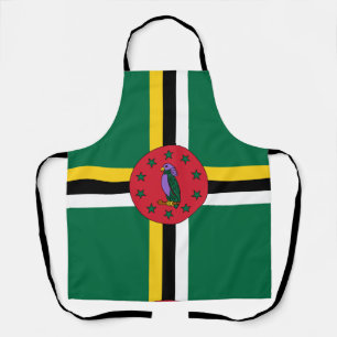 Dominica flag All-Over Print Apron