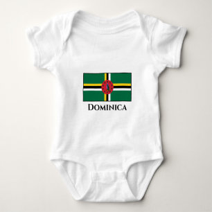 Dominica Flag Baby Bodysuit
