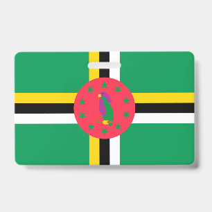 Dominica flag badge