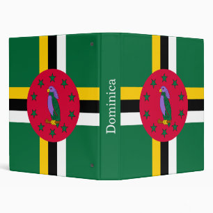Dominica Flag Binder