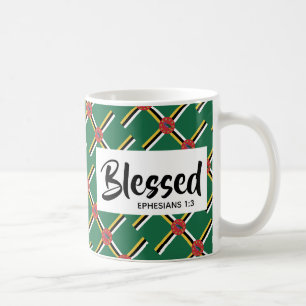 DOMINICA FLAG Christian Blessed Bible Custom Coffee Mug