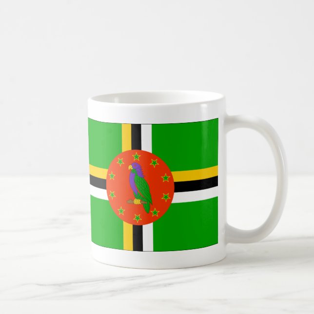 Dominica flag coffee mug (Right)