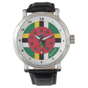 Dominica Flag & Dominica trendy fashion /design Watch