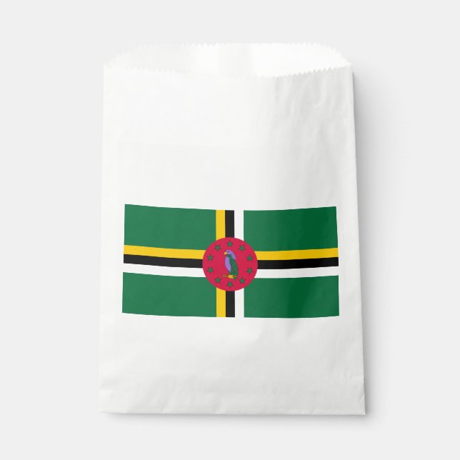 Dominica Flag Favour Bag (Front)