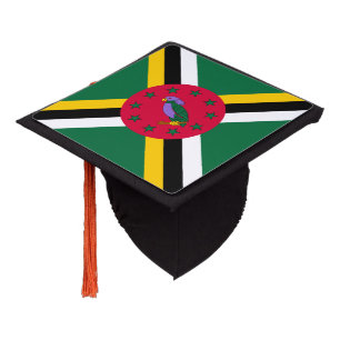 Dominica Flag Graduation Cap Topper