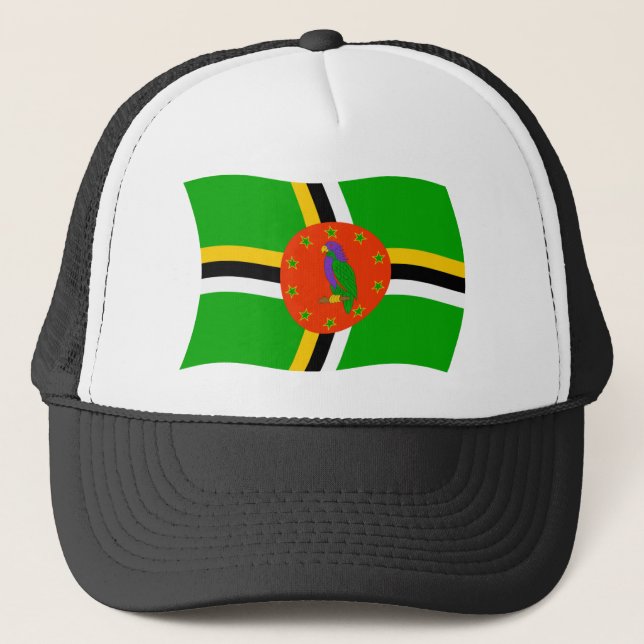 Dominica Flag Hat (Front)