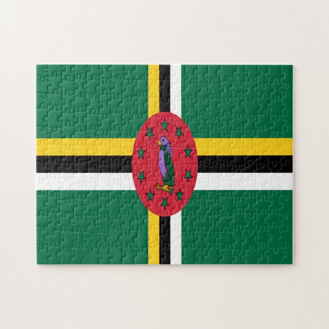 Dominica Flag Jigsaw Puzzle (Horizontal)