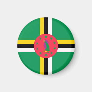 Dominica flag magnet