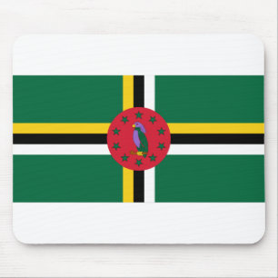 Dominica Flag Mouse Pad