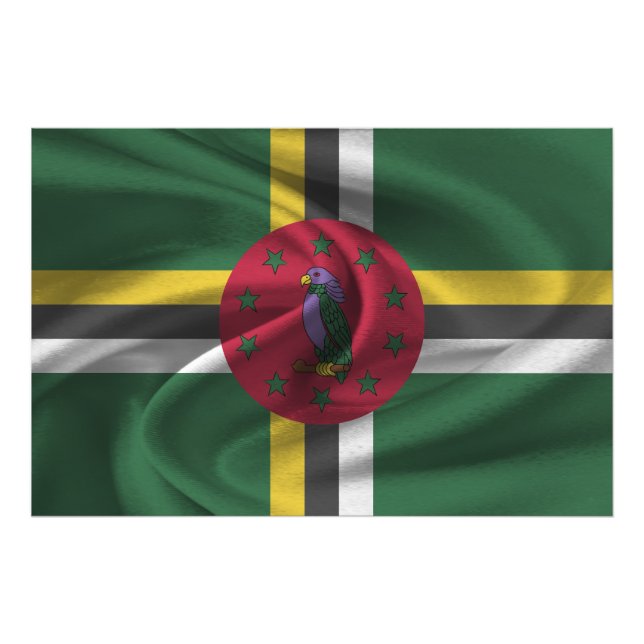 Dominica Flag Photo Print (Front)
