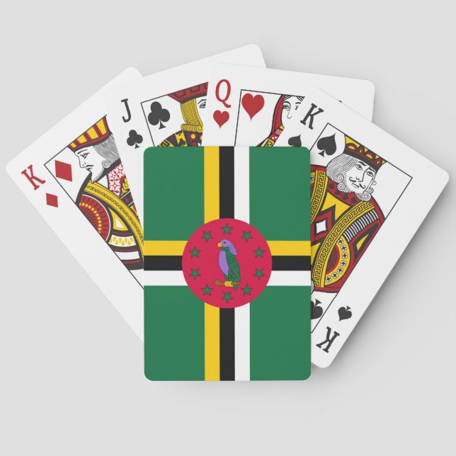 Dominica Flag Playing Cards (Back)