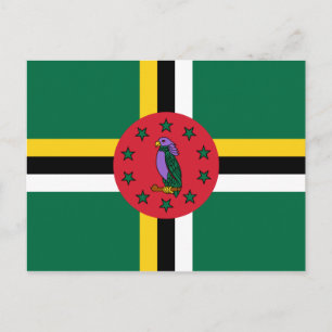Dominica Flag Postcard
