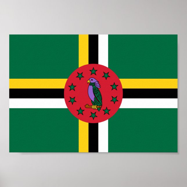 Dominica Flag Poster (Front)