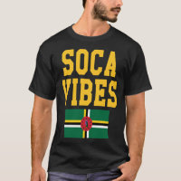 Dominica Flag Soca Vibes jouvert party Caribbean c
