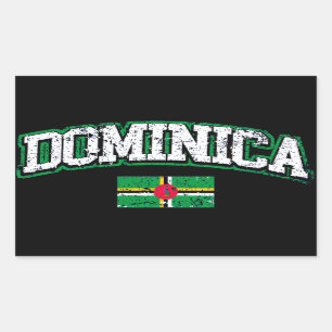Dominica Flag Sticker