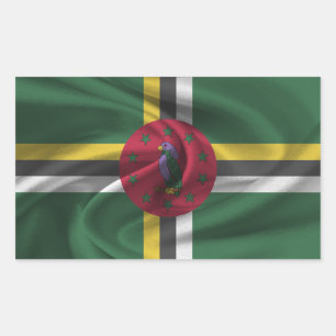 Dominica Flag Sticker