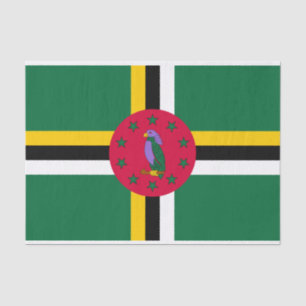 Dominica Flag Tissue Paper