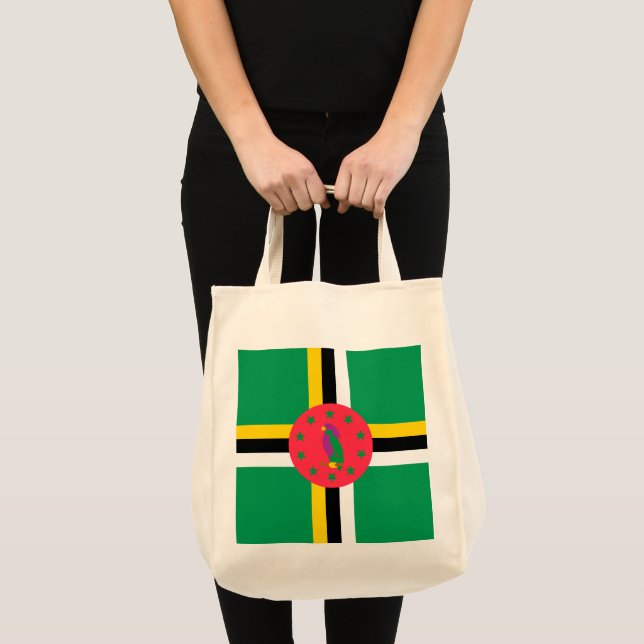 Dominica flag tote bag (Front (Product))