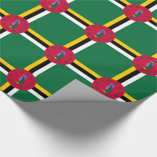 Dominica Flag Wrapping Paper