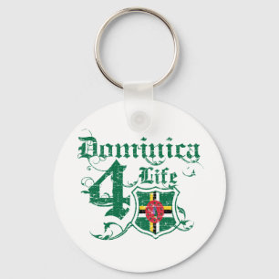 Dominica for life keychain