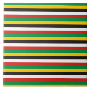Dominica guyana flag stripes country line pattern tile