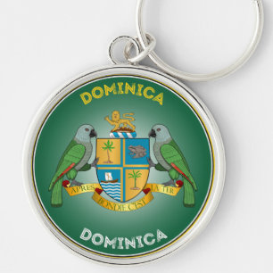 Dominica Heritage Emblem Keychain