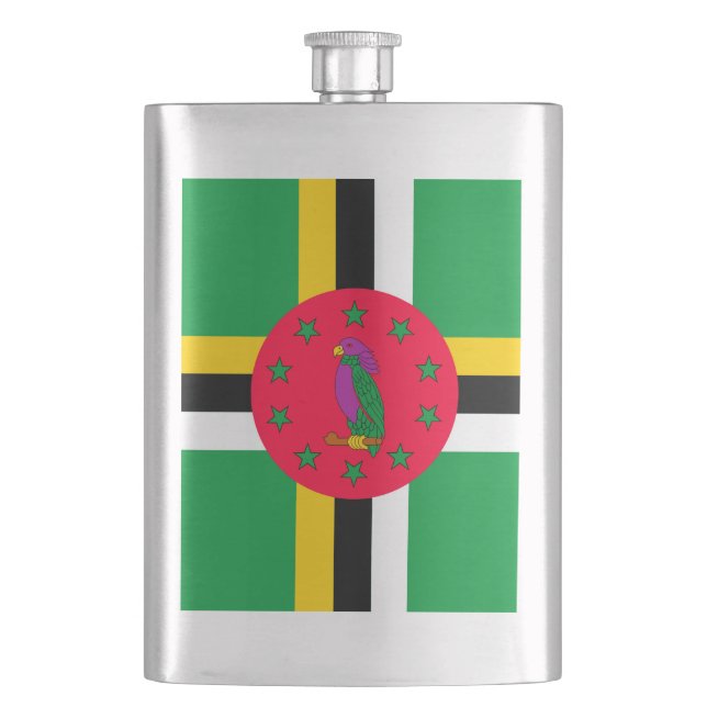 Dominica Hip Flask (Front)