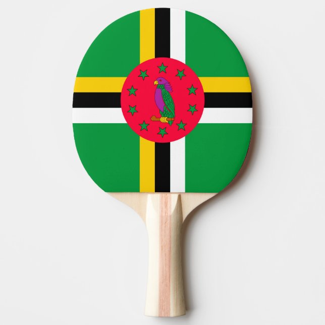 Dominica Ping Pong Paddle (Front)