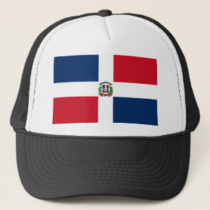 Dominica Republic Flag Trucker Hat