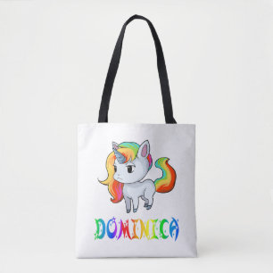 Dominica Unicorn Tote Bag
