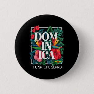 Dominica Vacation Island West Indies Caribbean  2 Inch Round Button