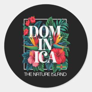 Dominica Vacation Island West Indies Caribbean  Classic Round Sticker